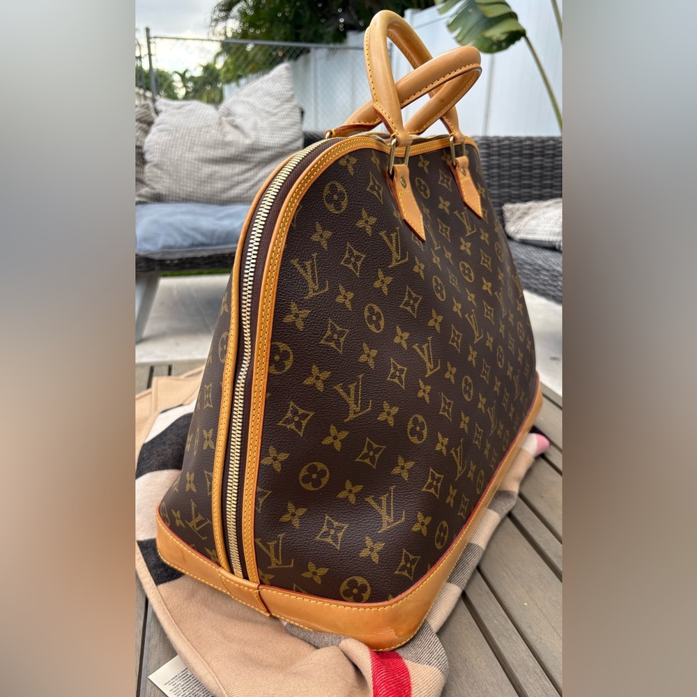 *VERY RARE* VINTAGE LOUIS VUITTON Monogram Alma Voyage MM Sachel - PRISTINE - Picture 11 of 15
